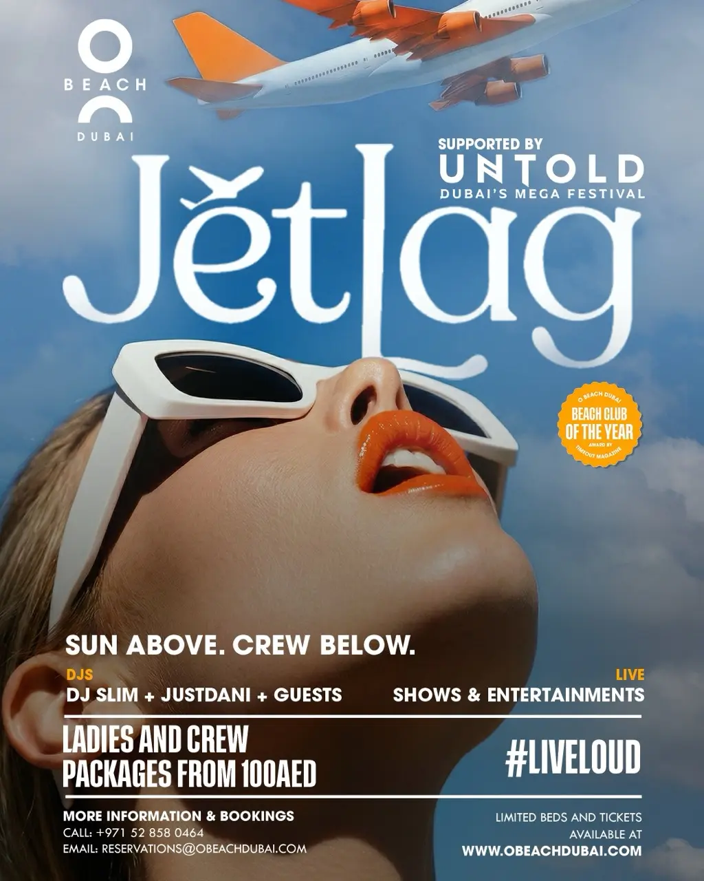 JetLag × O Beach Dubai × UNTOLD