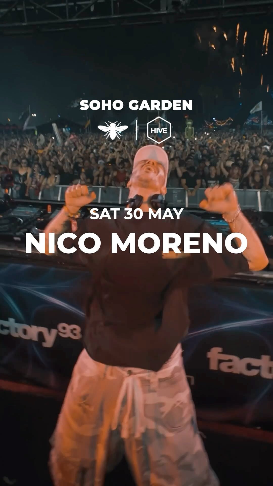 Nico Moreno at Soho Garden DXB