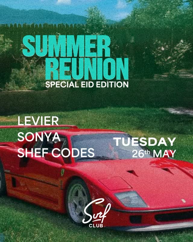 Summer Reunion at Surf Club Dubai